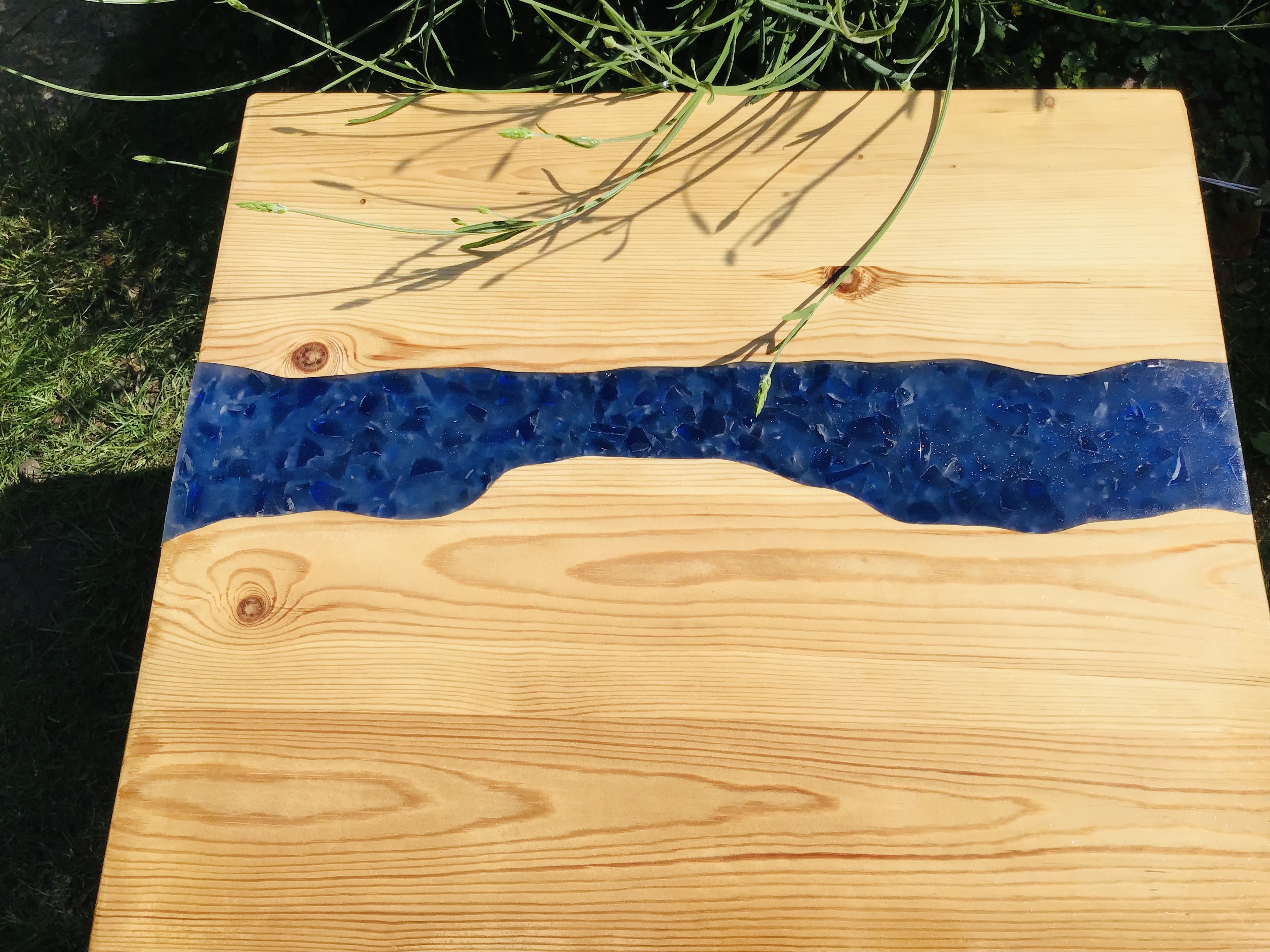 Upcycled Pine Drawers with River - Image 2