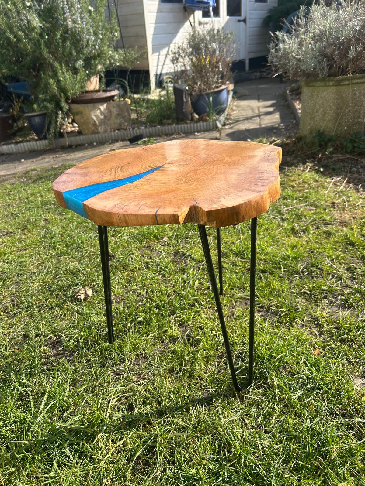 Wild Cherry Blue River Table - Image 1